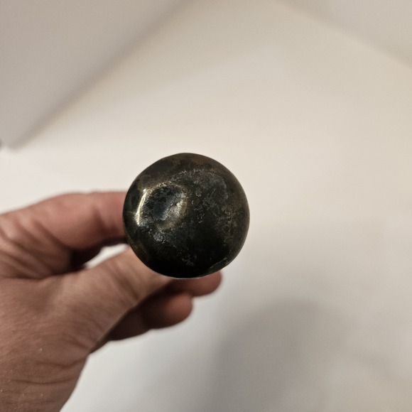 VTG Sterling Silver Spinner Rattle Unisex with WHM Engraving dumbbell shape Toy - Picture 5 of 5